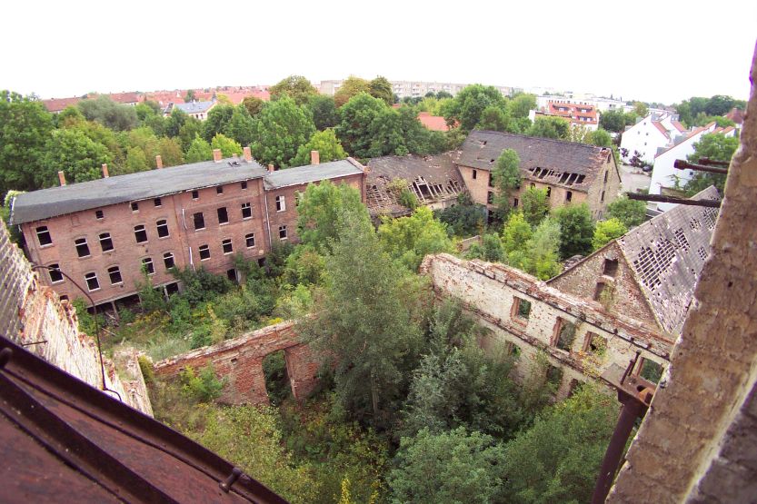 Ralf Liebegott, leerstehende Baudenkmale, Ruine der Böllberger Mühle